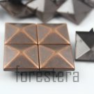 100 20mm Antique Copper Pyramid Studs DIY Studs Metal Studs Craft Studs Spike (CP20）