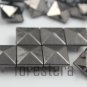100 15mm Gunmetal Pyramid Studs DIY Studs Metal Studs Craft Studs Spike (GP15)