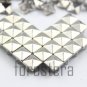 100 8mm Silver Pyramid Studs DIY Studs Metal Studs Craft Studs Spike (SP08)