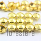 100 10mm Gold Cone Conical Studs DIY Studs Metal Studs Craft Studs Spike （JC10)