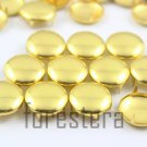 100 15mm Gold Round Studs DIY Studs Metal Studs Craft Studs Spike （JR15)