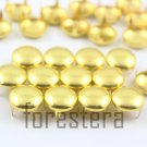 100 12mm Gold Round Studs DIY Studs Metal Studs Craft Studs Spike （JR12)
