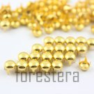 100 5mm Gold Round Studs DIY Studs Metal Studs Craft Studs Spike (JR05)
