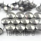 100 12mm Gunmetal Cone Conical Studs DIY Studs Metal Studs Craft Studs Spike (GC12)