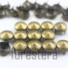 100 10mm Antique Brass Cone Conical Studs DIY Studs Metal Studs Craft Studs Spike (BC10)