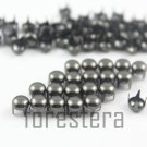 100 5mm Gunmetal Round Studs DIY Studs Metal Studs Craft Studs Spike (GR05)