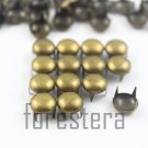100 8mm Antique Brass Round Studs DIY Studs Metal Studs Craft Studs Spike (BR08)