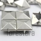 25 20mm Silver Pyramid Studs DIY Studs Metal Studs Craft Studs Spike (SP20)