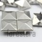 25 20mm Silver Pyramid Studs DIY Studs Metal Studs Craft Studs Spike (SP20)