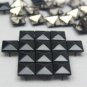 100 10mm Black Pyramid Studs DIY Studs Metal Studs Craft Studs Spike（C-BL10）