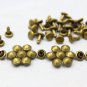 100pcs 5mm Antique Brass Cone Conical Rapid Rivet Studs - BC-RI05