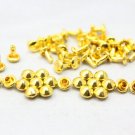 100pcs 5mm Gold Cone Conical Rapid Rivet Studs - JC-RI05