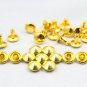 100pcs 7mm Gold Cone Conical Rapid Rivet Studs - JC-RI07