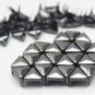 100 8mm Gunmetal Triangle Studs DIY Studs Metal Studs Craft Studs Spike (GT08)