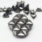100 10mm Gunmetal Triangle Studs DIY Studs Metal Studs Craft Studs Spike (GT10)