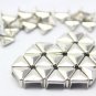 100 8mm Silver Triangle Studs DIY Studs Metal Studs Craft Studs Spike (ST08)