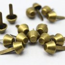100pcs 10mm Antique Brass Bucket Shaped Purse Feet - BB-PF10