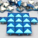 100 10mm Brilliant Blue Color  DIY Studs Metal Studs Craft Studs Spike C-LB10