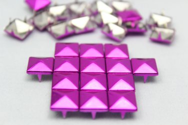 100 10mm Brilliant Rhodo Red Color  DIY Studs Metal Studs Craft Studs Spike C-RH10