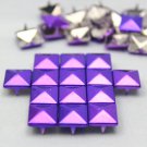 100 10mm Brilliant Purple Color  DIY Studs Metal Studs Craft Studs Spike C-PU10