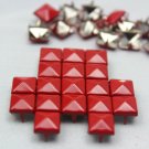 100 8mm Red Color  DIY Studs Metal Studs Craft Studs Spike C-RE08
