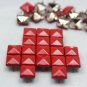 100 8mm Red Color  DIY Studs Metal Studs Craft Studs Spike C-RE08