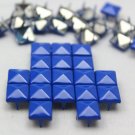 100 8mm Blue Color  DIY Studs Metal Studs Craft Studs Spike C-BE08