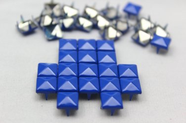100 8mm Blue Color  DIY Studs Metal Studs Craft Studs Spike C-BE08