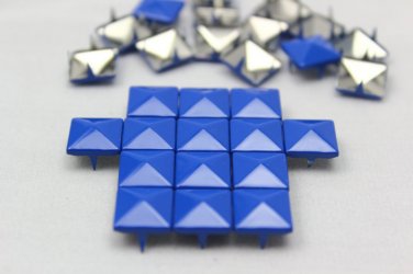 100 10mm Blue Color  DIY Studs Metal Studs Craft Studs Spike C-BE10