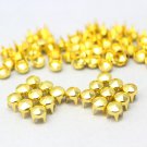 100 5mm Gold hexagon Cone Studs DIY Studs Metal Studs Craft Studs Spike JHC05