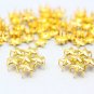 100 7mm Gold Star Studs DIY Studs Metal Studs Craft Studs Spike JS07