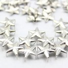 100 12mm Silver Star Studs DIY Studs Metal Studs Craft Studs Spike SS12