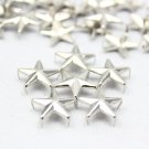 100 15mm Silver Star Studs DIY Studs Metal Studs Craft Studs Spike SS15