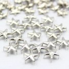 100 10mm Silver Star Studs DIY Studs Metal Studs Craft Studs Spike SS10