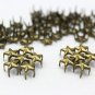 100 7mm Antique Brass Bronze Star Studs DIY Studs Metal Studs Craft Studs Spike BS07