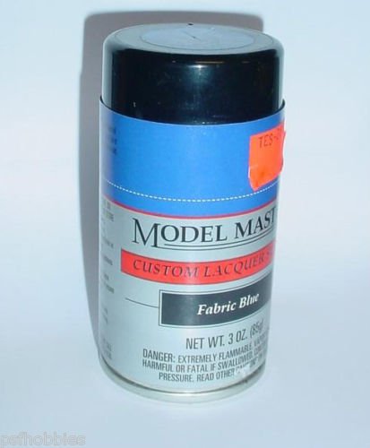 Testors Model Master Lacquer Paint Fabric Blue 3 oz Spray Can