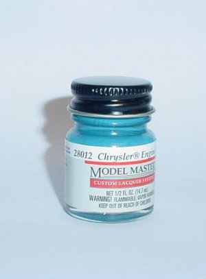 Testors Model Master Lacquer Chrysler Engine Blue 1/2 oz Plastic Model Paint