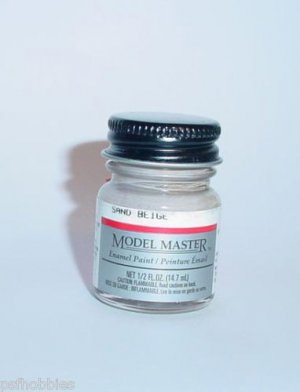 Testors Model Master 1/2 oz Sand Beige Military Enamel Plastic Model Paint