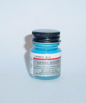Testors Model Master 1/2 oz Grabber Blue Mustang Plastic Model Car Paint