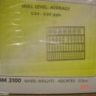Detail Master Wheel Weights  Photo Etched Model & Diecast Cars
