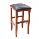 24" Upholstered Kitchen Stool Amber Color
