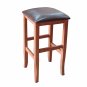 24" Upholstered Kitchen Stool Amber Color