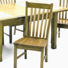 Set of (2) Intercon Solid Oak Cambridge Wood Dining Chairs