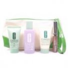 Clinique Travel Set (Liquid Facial Soap Mild 1oz./30ml, Clarifying Lotion 2 2oz./60ml, Dramatically