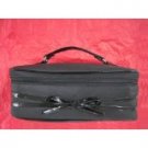 NEW! Lancome Black LARGE Train Case Makeup Cosmetic Bag