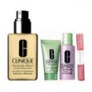 Clinique Exclusive 4 pc set Liquid Facial Soap Mild + Clarifying Lotion 2 + DDML + Lip Duo 4