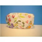 Clinique Bag- White with Colorful Butterflies