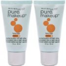 Maybelline Pure Makeup Foundation MEDIUM 4 HONEY BEIGE (PACK OF 2 Tubes)(SEE MAIN IMAGE)