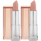 MAYBELLINE Color Sensational Lipstick #710 ROSE GLIMMER (PACK OF 2 Tubes)
