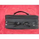NEW! Lancome Black LARGE Train Case Makeup Cosmetic Bag
